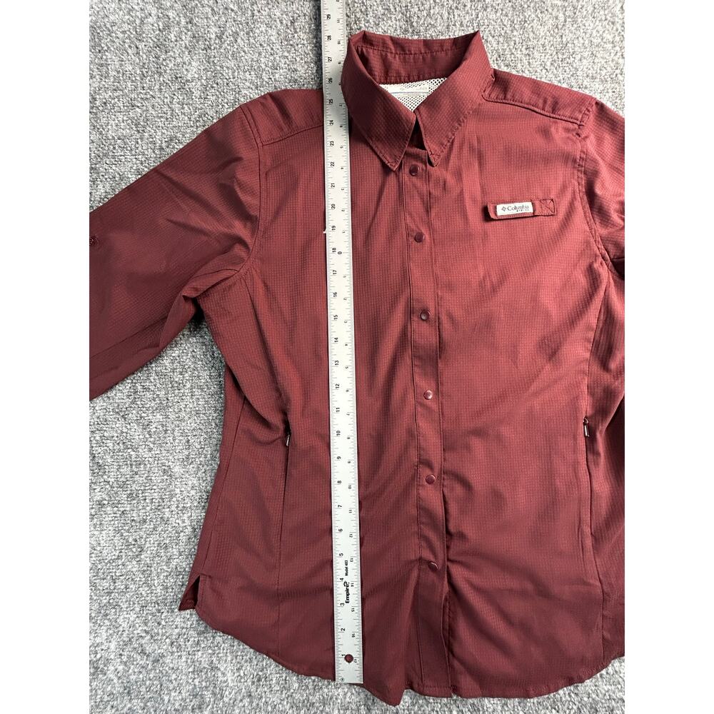 Columbia PFG Texas A&M Aggies Omni-Shade Fishing Shirt Women's Medium - Picture 6 of 9